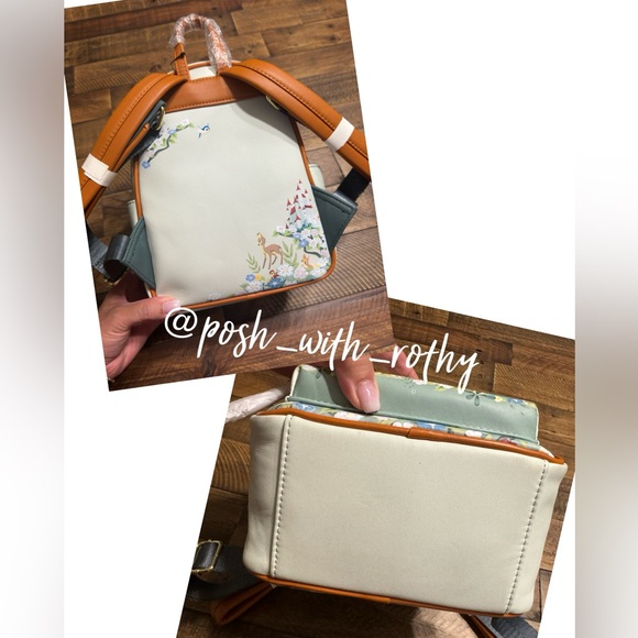 Loungefly Disney Snow White and the Seven Dwarfs Floral Mini Backpack, NWT - Picture 6 of 13